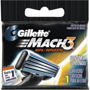 Carga Gillette Mach3 C/1 Unidade