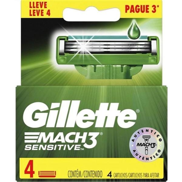 Carga Gillette Mach3 Leve 4 Pague 3 Sensitive
