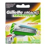 Carga Gillette Mach3 Sensitive 4 Unidades