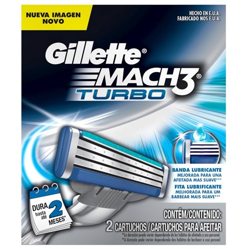 Carga Gillette Mach3 Turbo
