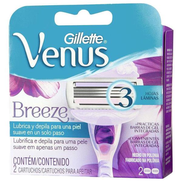 Carga Gillette Venus Breeze C/ 2 Unidades