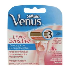 Carga Gillette Venus Divine Sensitive 2 Unidades