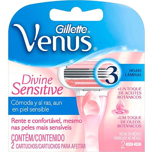 Carga Gillette Venus Divine - 2 Unidades