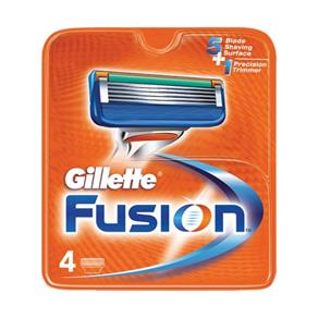 Carga para Aparelho de Barbear Gillette Fusion - 4un.
