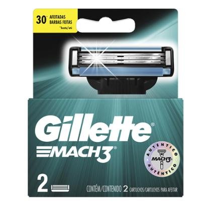Carga para Aparelho de Barbear Mach3 Gillette 2 Un