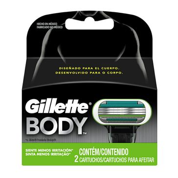 Carga para Aparelho de Depilação Gillette Body 2 Unidades