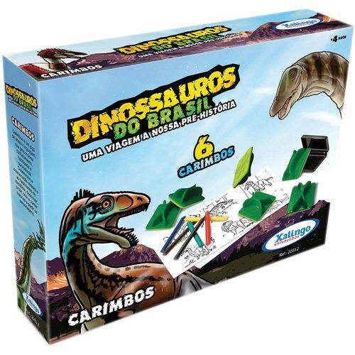 Carimbo Pedagogico Xalingo Dinossauro do Brasil