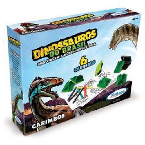 Carimbos Dinossauros do Brasil Xalingo