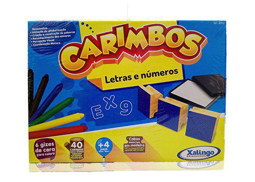 Carimbos - Letras e Números - Xalingo