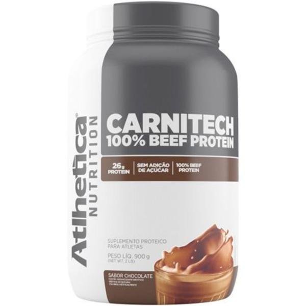 Carnitech 100% Beef Protein - 900g Chocolate - Atlhetica Nutrition