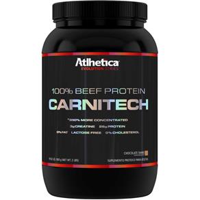 Carnitech 100% Beef Protein (Pt) - Atlhetica - 900g - MORANGO