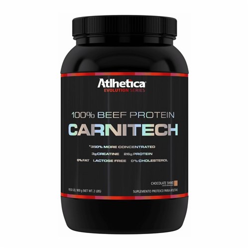 Carnitech Beef Protein 900G - Atlhetica (MORANGO)