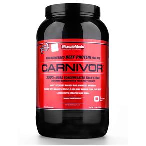 Carnivor Whey Beef Protein Isolate MuscleMeds - 980g - Morango