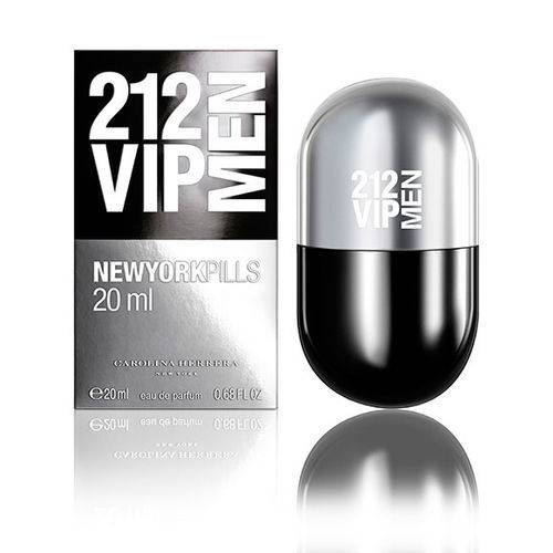 Tudo sobre 'Carolina Herrera Perfume Masculino 212 Vip Men Pills - Eau de Toilette 20ml'