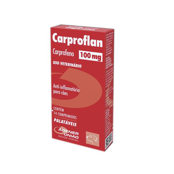 Carproflan 100mg 14 Comprimidos - Agener - Agener Uniao