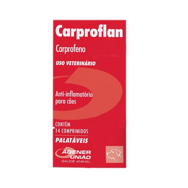 Carproflan 14 Comprimidos Agener 100mg