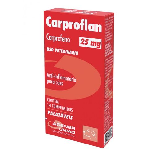 Carproflan 25 Mg – 14 Comprimidos _ Agener 25mg