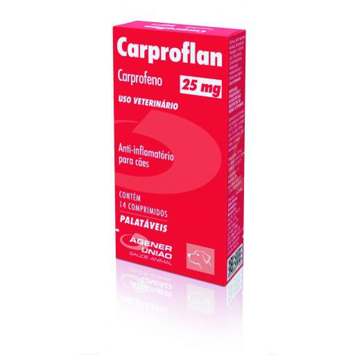 Carproflan 25mg - 14 Comprimidos - Agener União