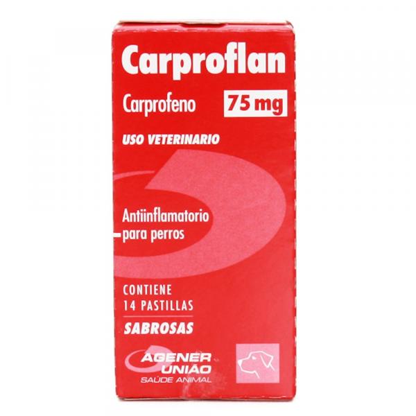 Carproflan 75mg - 14 Comprimidos - Anti-inflamatório Agener União