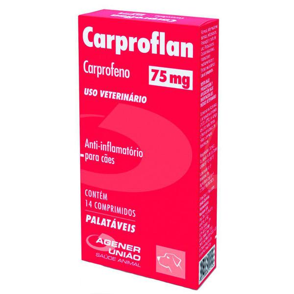 Carproflan 75mg Anti-inflamatório - 14 Comprimidos - Agener