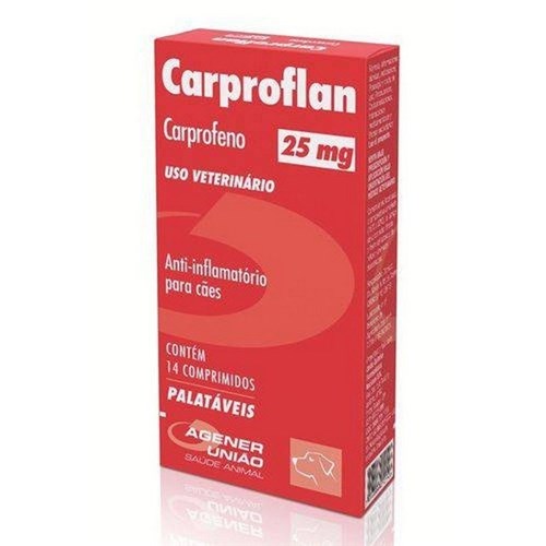 Carproflan Anti-Inflamatório 14 Comp 25 Mg