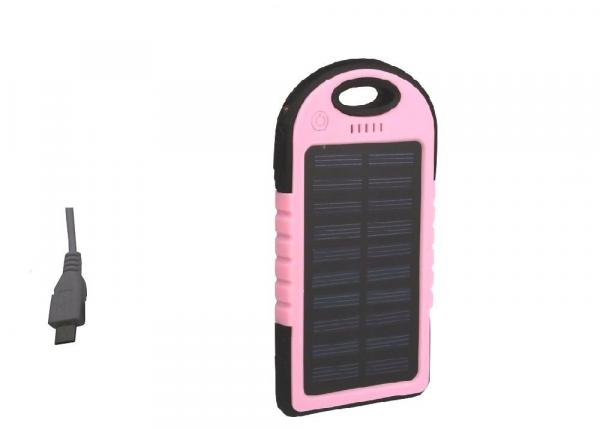 Tudo sobre 'Carregador Celular Solar USB Portátil Prova Dágua Powerbank - Gold'
