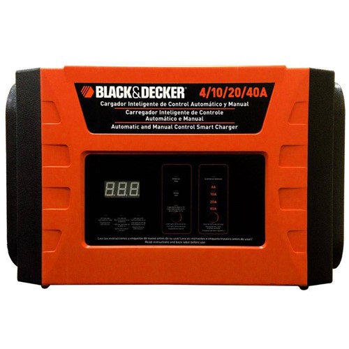 Carregador de Bateria 12v Dc Inteligente 40a Bc40 Black Decker