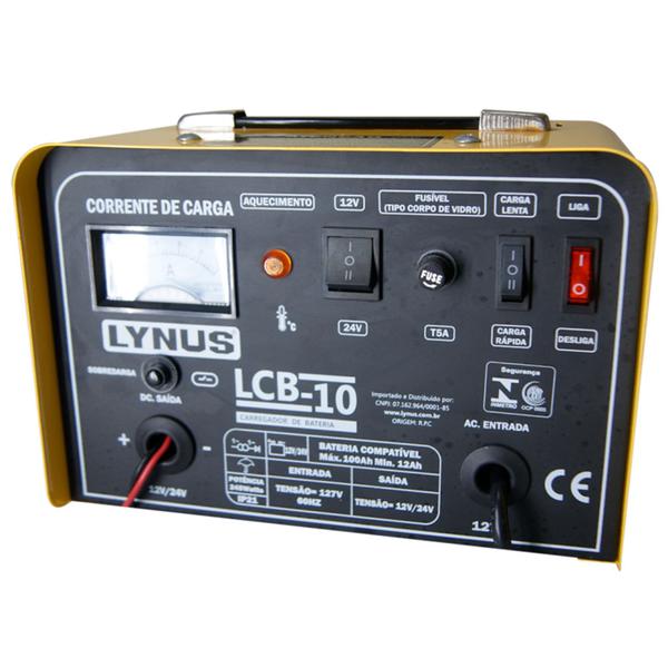Carregador de Bateria Portátil - LCB-10 - Lynus