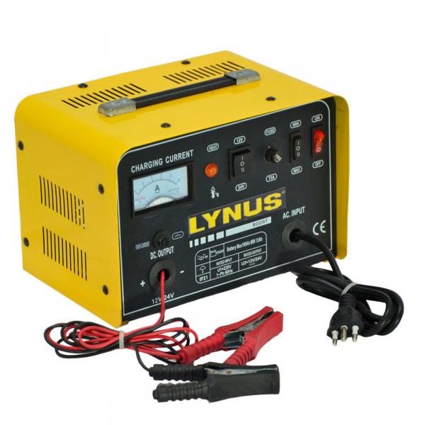 Carregador de Bateria Portátil Rápido e Lento 12/24V 10A- LCB-10 - Lynus (110V) - Lynus