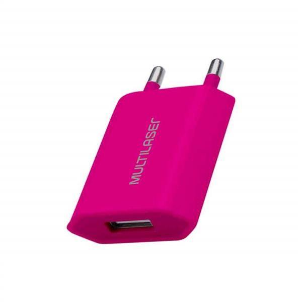 Carregador de Parede USB Pink CB108 Multilaser