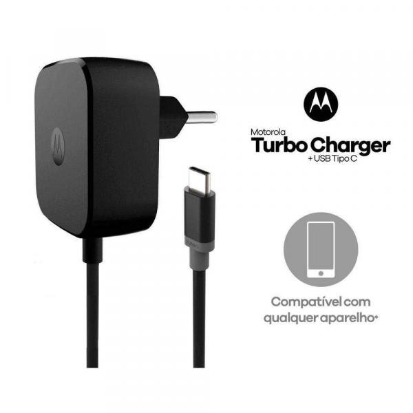 Carregador Motorola Turbo Power para Moto X4, Z Play, Z2 Play, Z2 Force Quick 3.0 Tipo C - Infornet