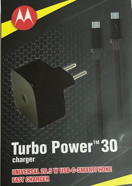 Carregador Motorola Turbo Power Usb C Tipo C 30w Original