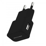 Carregador Multilaser p/ Parede/Tomada Smartogo USB Preto - CB104