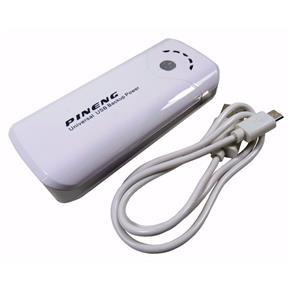 Carregador Portatil Power Bank Pineng 5000mah USB Lanterna PN905