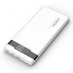 Carregador Portátil Powerbank 20000mah com Display Múltiplas portas USB Pineng Branco