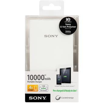 Carregador Portátil Sony CP-V10B Branco 10000mAh USB