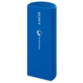 Carregador Portátil Sony para Smartphone, Câmera Digital ou Filmadora CP-V3 2800mAh - Azul