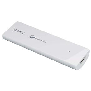 Carregador Portátil Sony para Smartphone, Câmera Digital ou Filmadora CP-VL 1400mAh - Branco
