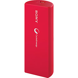 Tudo sobre 'Carregador Portátil USB Sony Cycle Energy CP-V3R Vermelho'