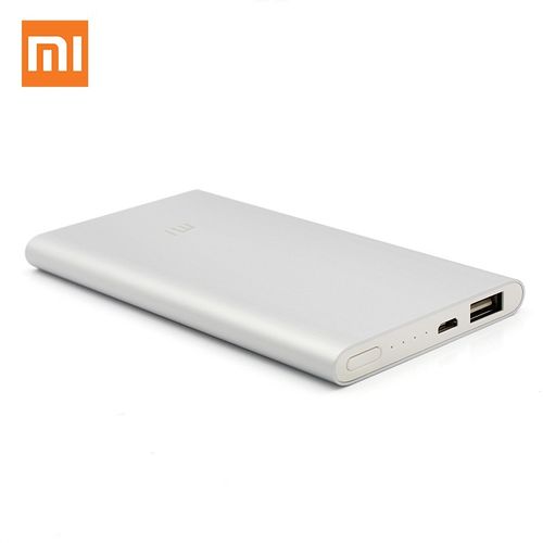 Carregador Portátil Xiaomi Mi Power Bank 2 5000mah Prata