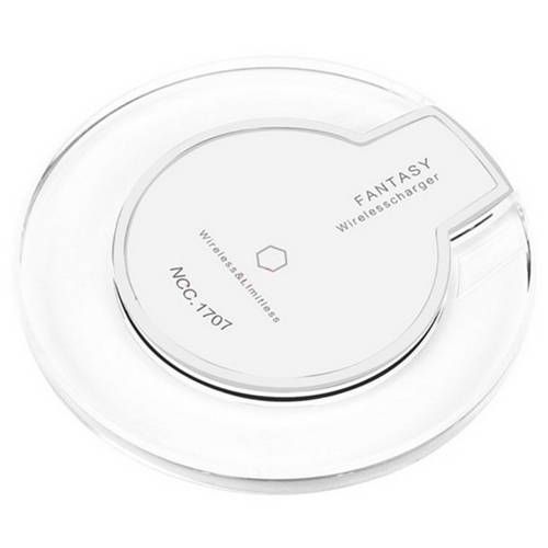 Carregador Sem Fio Wireless Indução Rapido Fantasy Branco