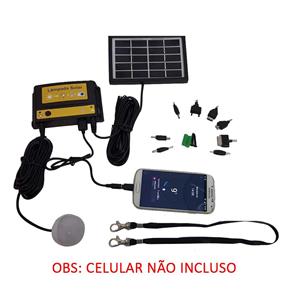 Carregador Solar Multifunção com Luminária Solar 1661 - EY7005