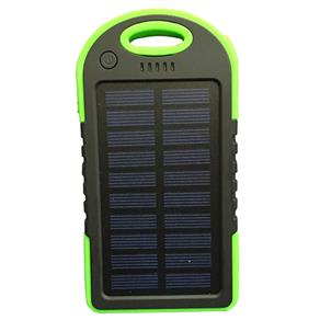 Tudo sobre 'Carregador Solar para Celular Bateria Universal Portatil Cor Verde'