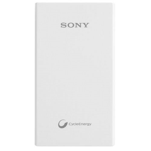 Carregador Usb Portátil Sony Cp-v5a Branco Capacidade 5000mah