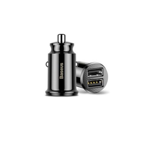 Carregador Veicular Baseus 2 Portas Usb 3.1 Turbo Charger com Led