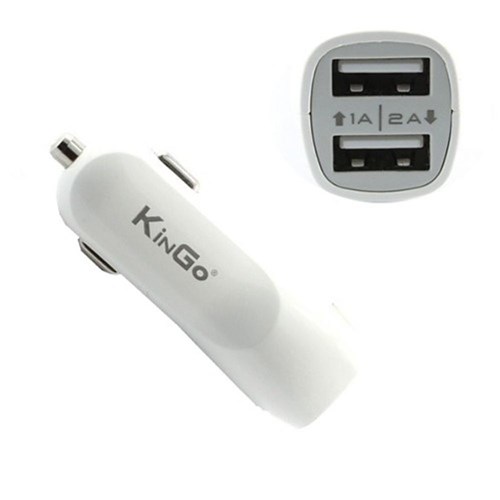Carregador Veicular Premium Microusb Com 2 Usb + Cabo Usb 2.0 Para Smartphones