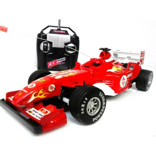 Carrinho Carro Controle Remoto Formula 1 F1 Vermelho