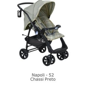 Carrinho de Bebê AT6 Napoli 0 a 15Kg - Burigotto