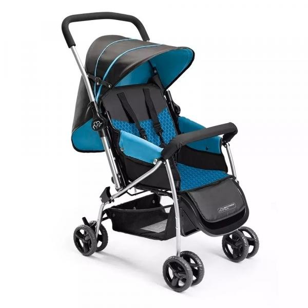 Carrinho de Bebê Berço Flip Azul Multikids Baby - Bb503