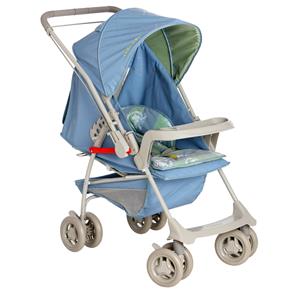 Carrinho de Bebê Galzerano Milano Reversível II - Azul